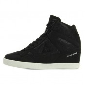 Le Coq Sportif Segur Syn Suede/Glitter Noir - Chaussures Basket Montante Femme Moins Cher